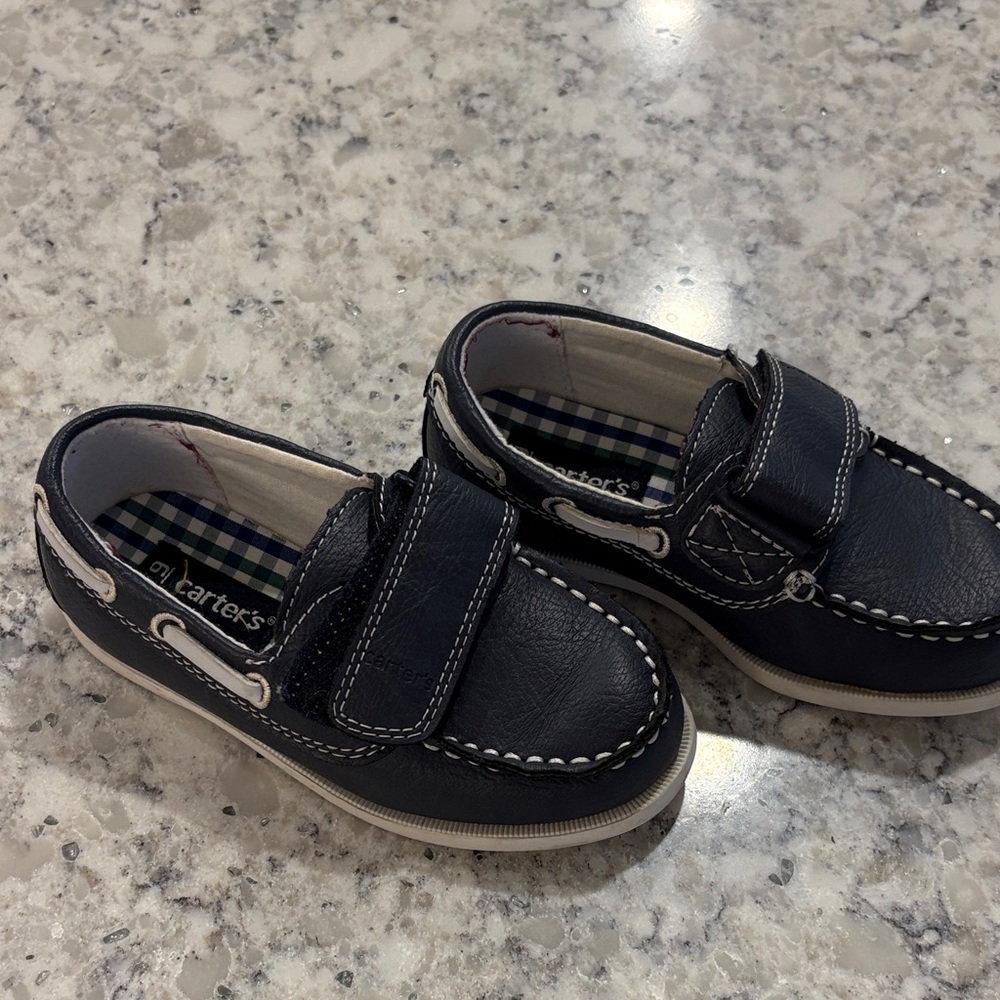 Carter's Dark Blue Kids Moccasins